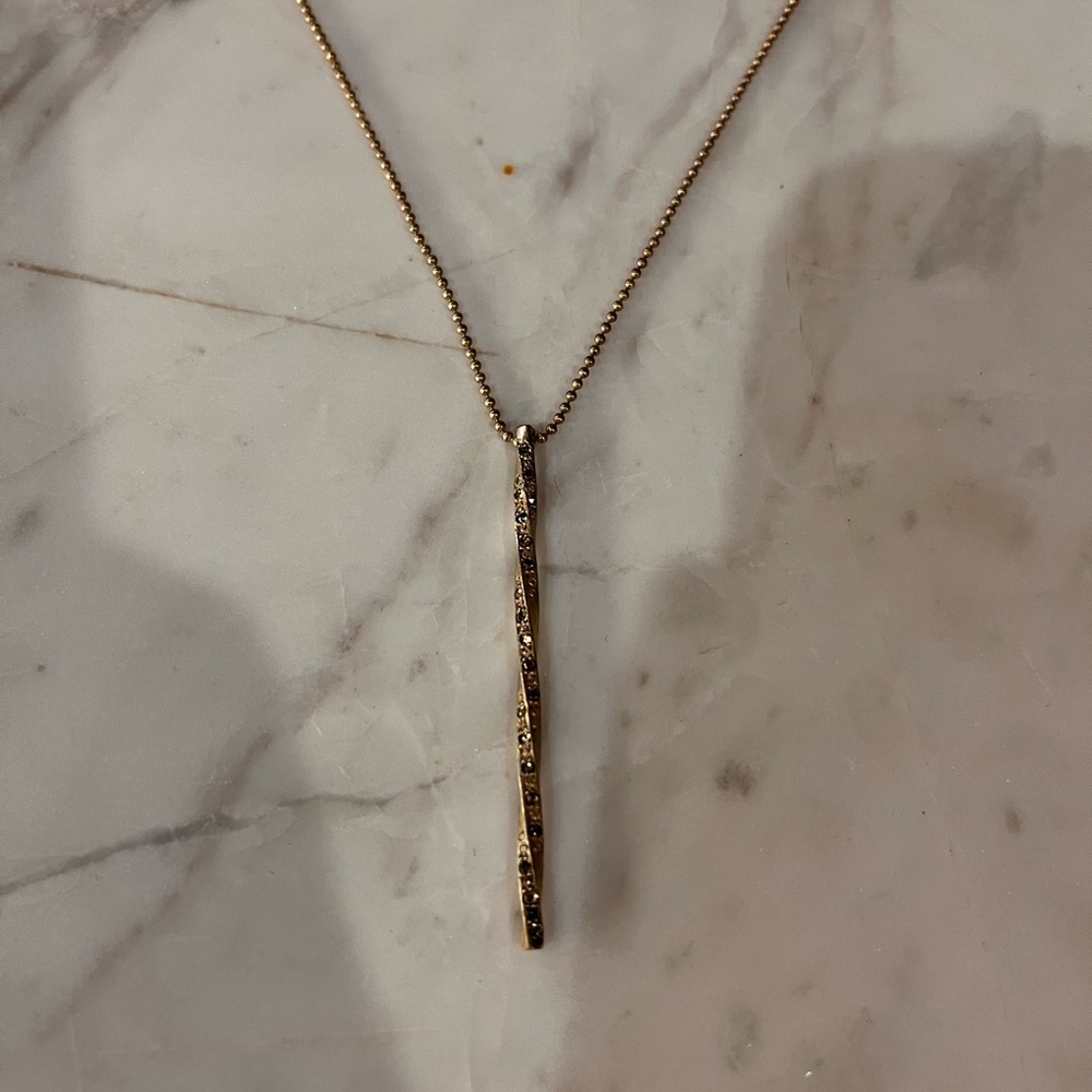 Chan Luu sterling silver necklace with diamonds